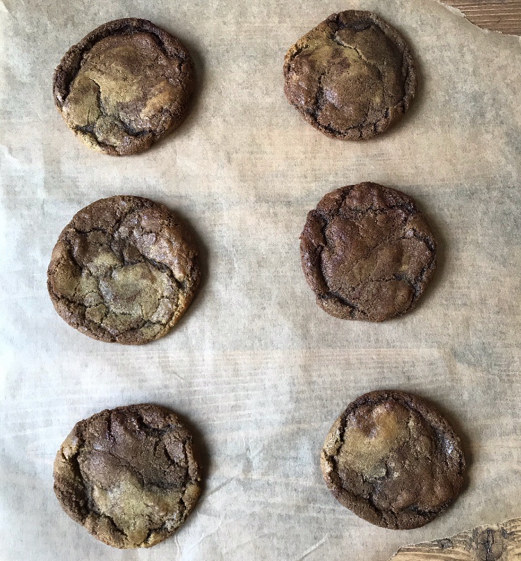 Chewy two-tone chocolate cookie recipe